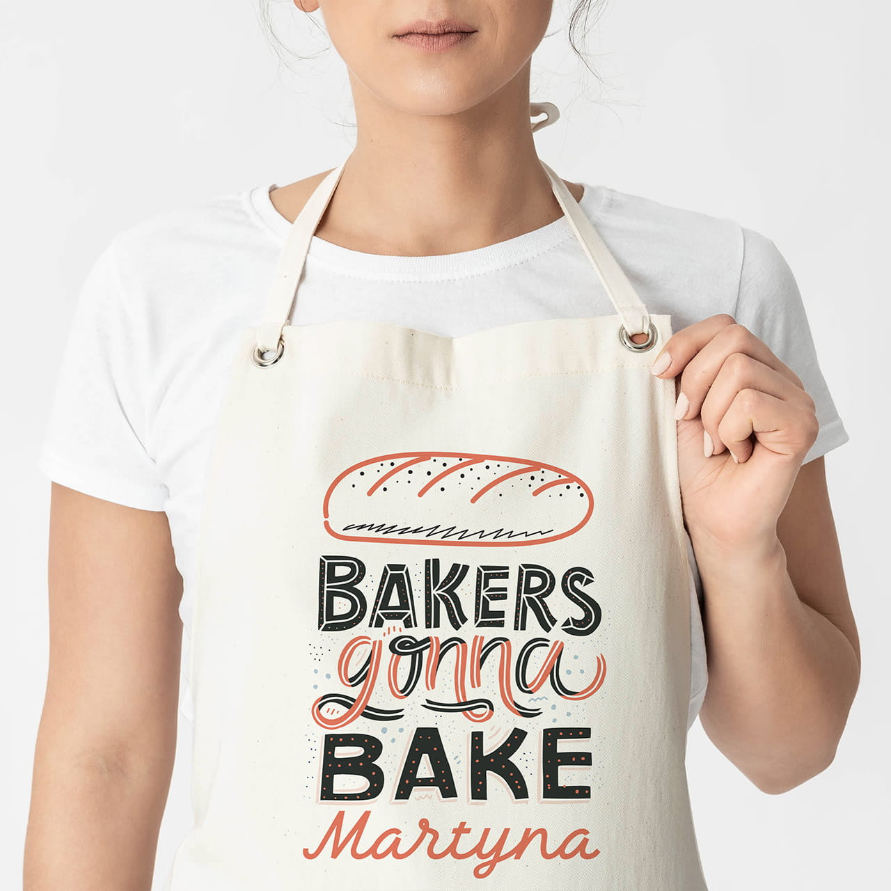 Personalizowany fartuch - prezent dla piekarza fartuch personalizowany fartuch kuchenny fartuch z nadrukiem