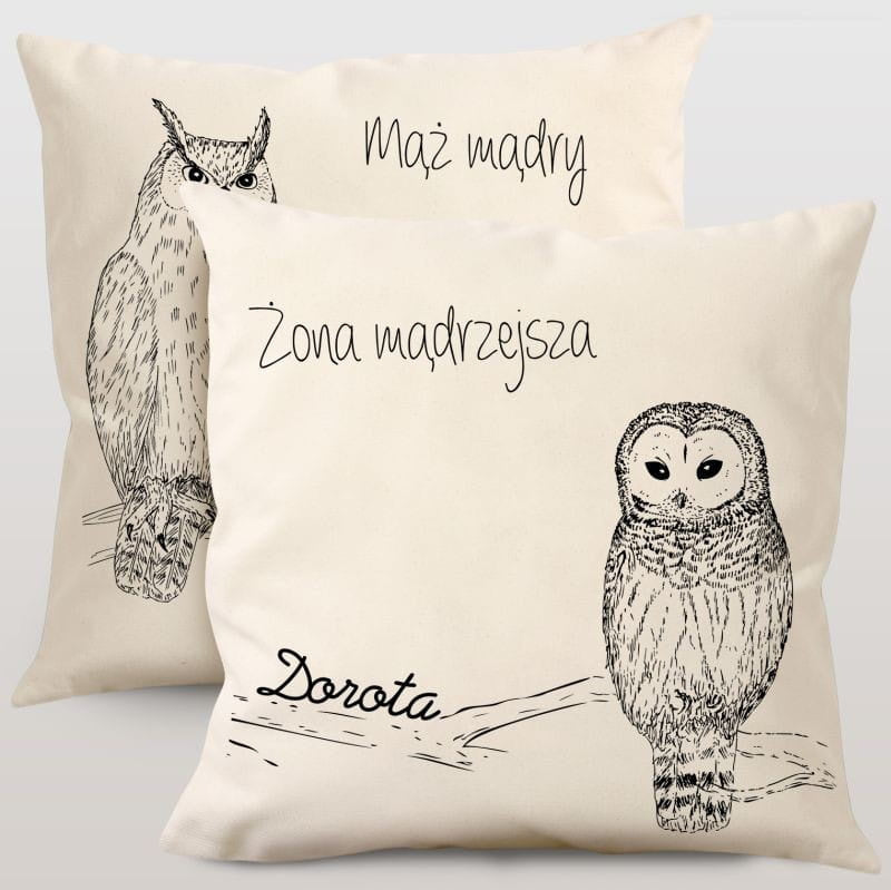 Personalizowane poduszki na rocznicę ślubu prezent na rocznicę ślubu prezent dla małżonków