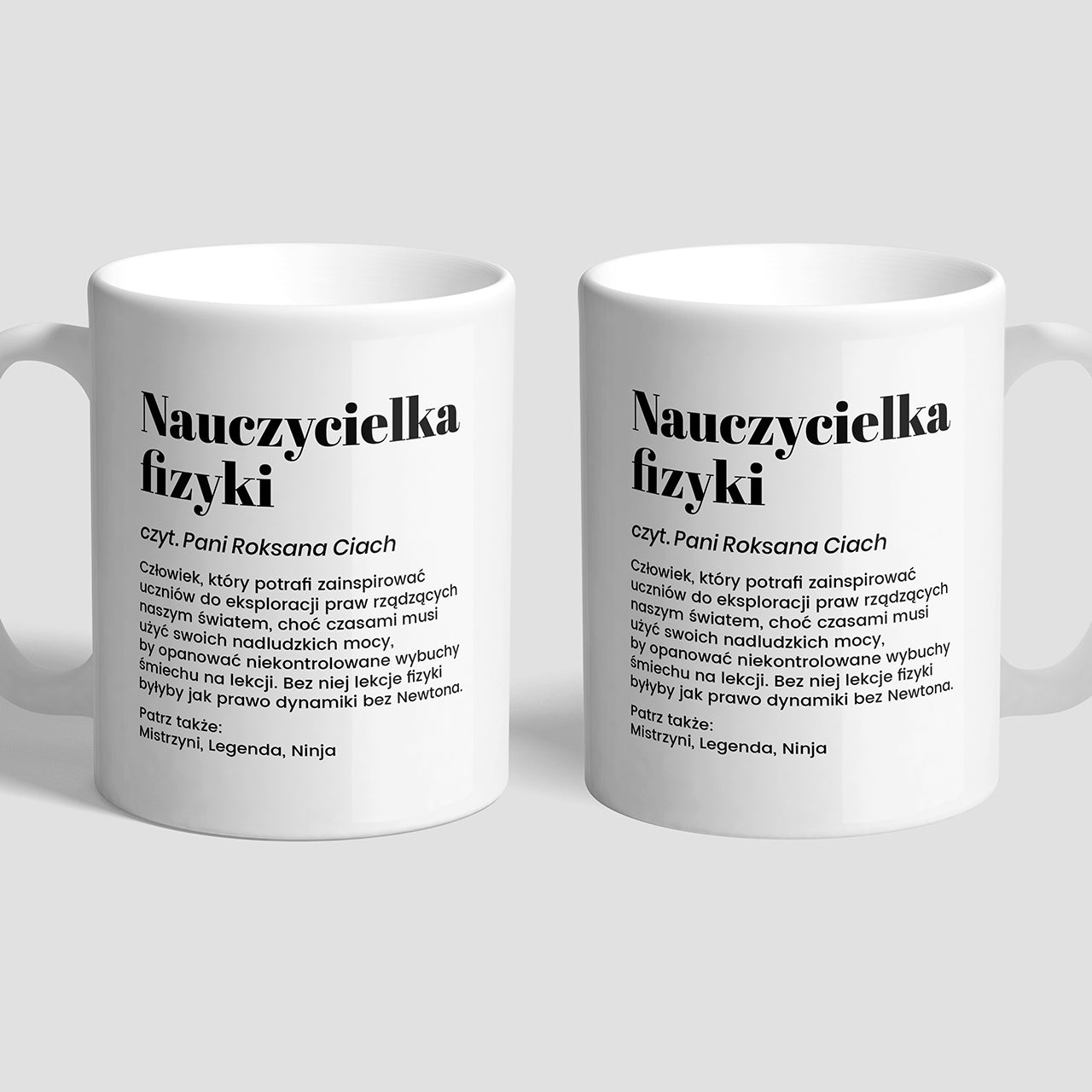 Kubek dla nauczyciela fizyki - definicja