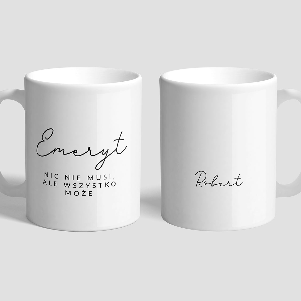 Personalizowany kubek - prezent z okazji przejścia na emeryturę