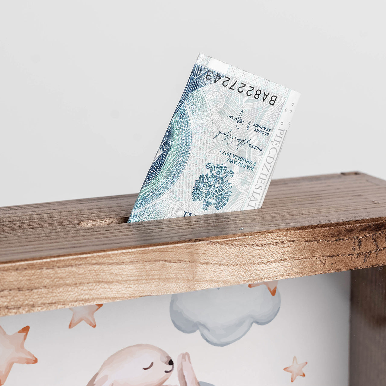 Skarbonka personalizowana dla dziewczynki - prezent na chrzciny prezent na chrzest pamiątka chrztu świętego