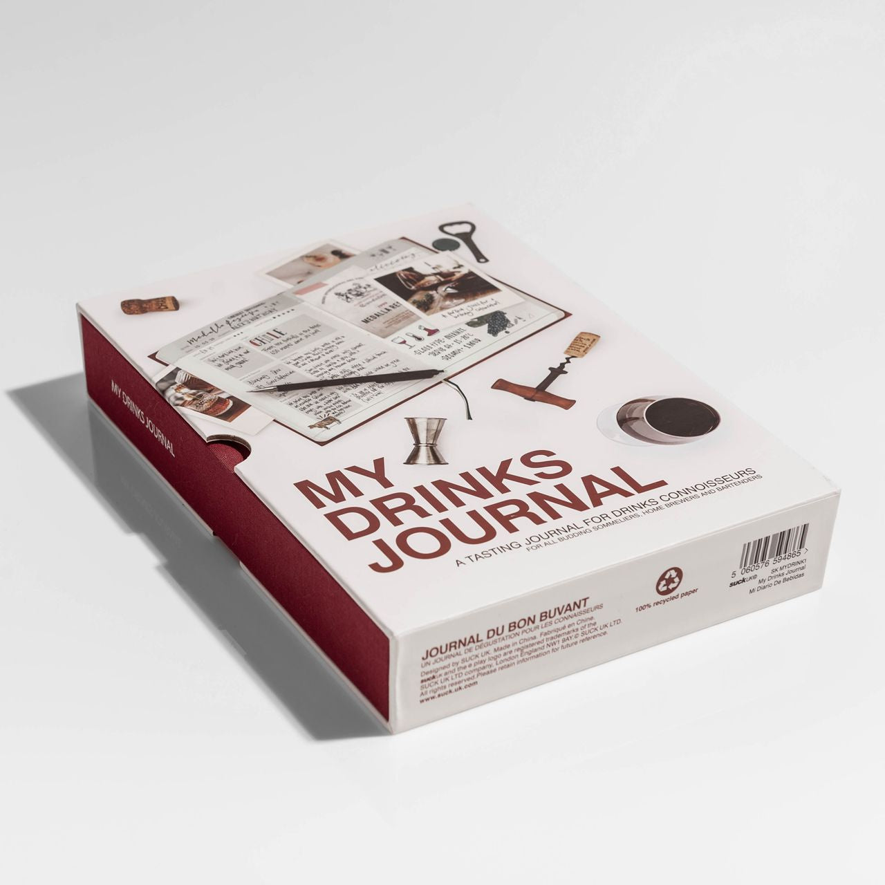 Notatnik My Drinks Journal - książka barmańska książka z drinkami prezent dla barmana