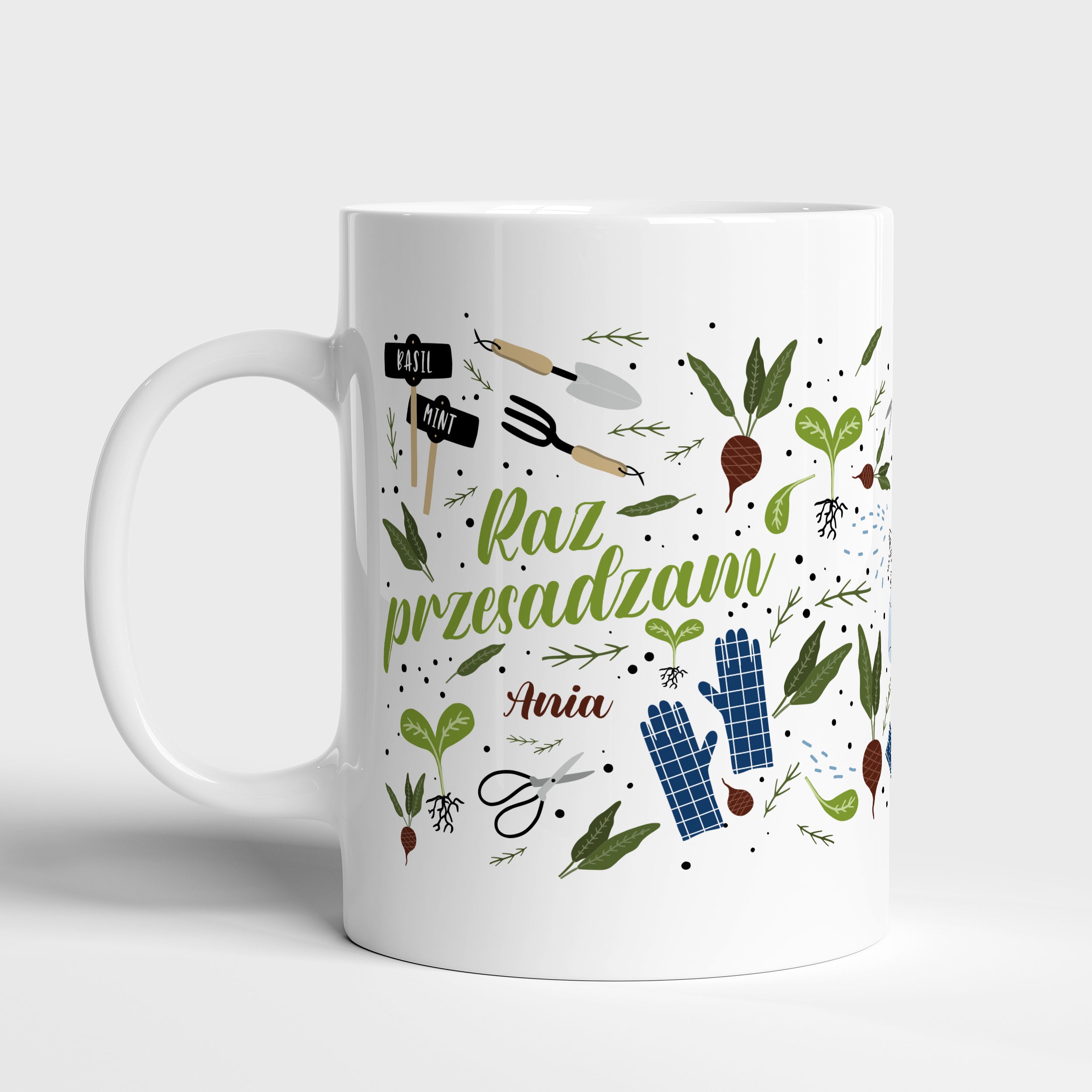 Personalizowany kubek dla ogrodnika kubek z nadrukiem prezent dla ogrodnika