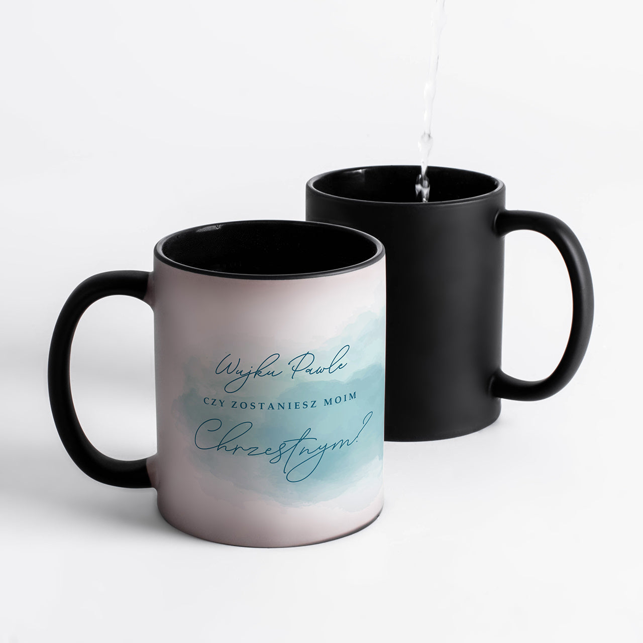 Magiczny kubek personalizowany dla chrzestnego