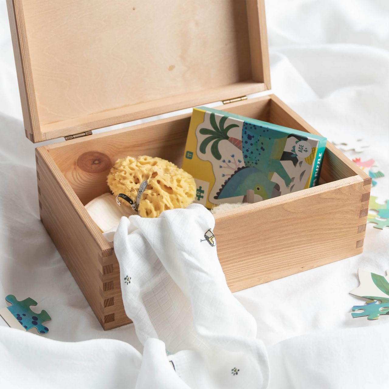 Pudełko wspomnień dziecka - Metryczka szkatułka dla dziecka prezent na narodziny dziecka