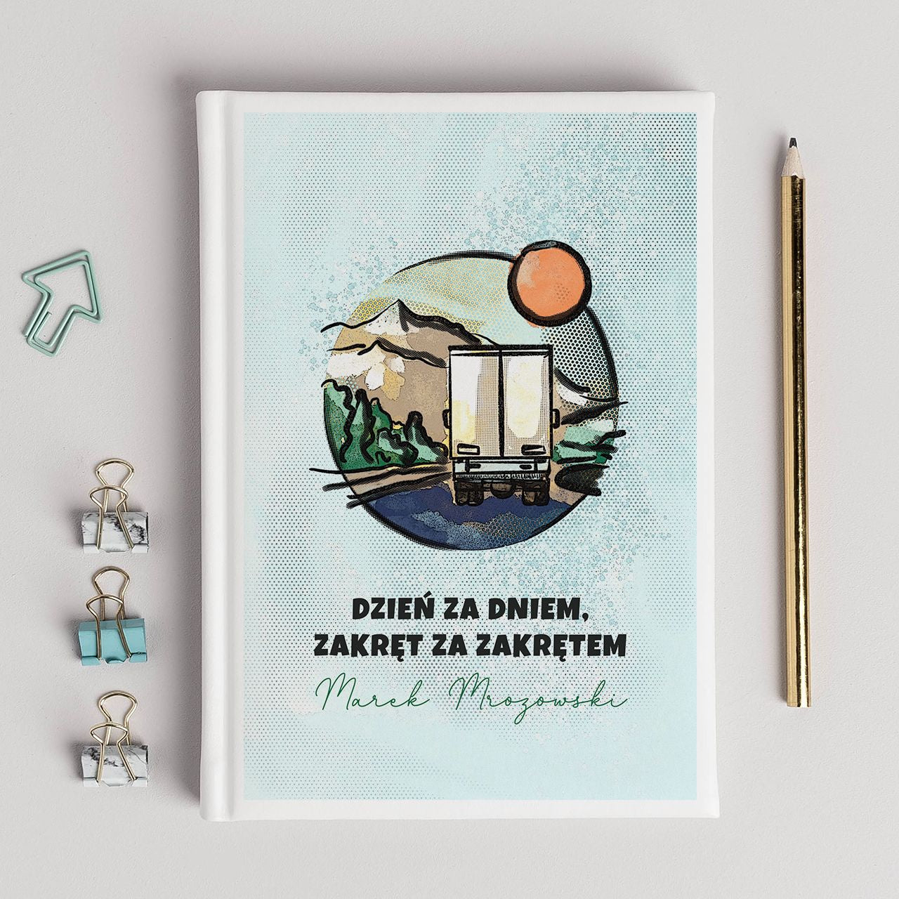 Kalendarz całoroczny dla kierowcy tira
