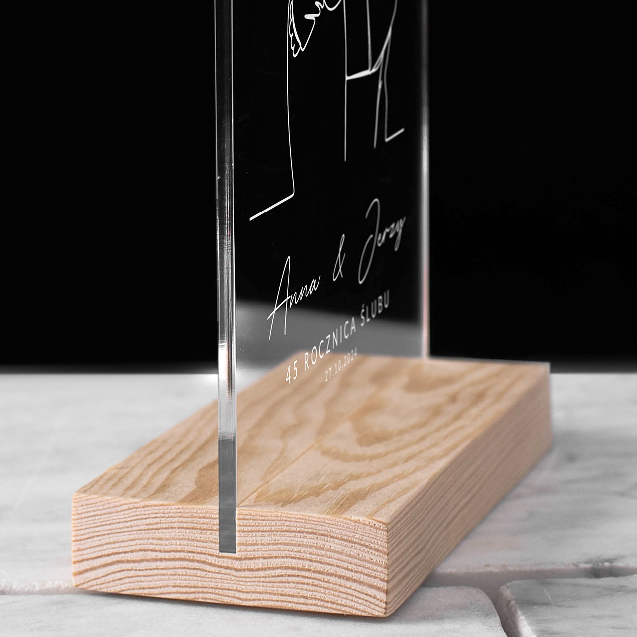 Personalizowana statuetka na Rocznicę Ślubu