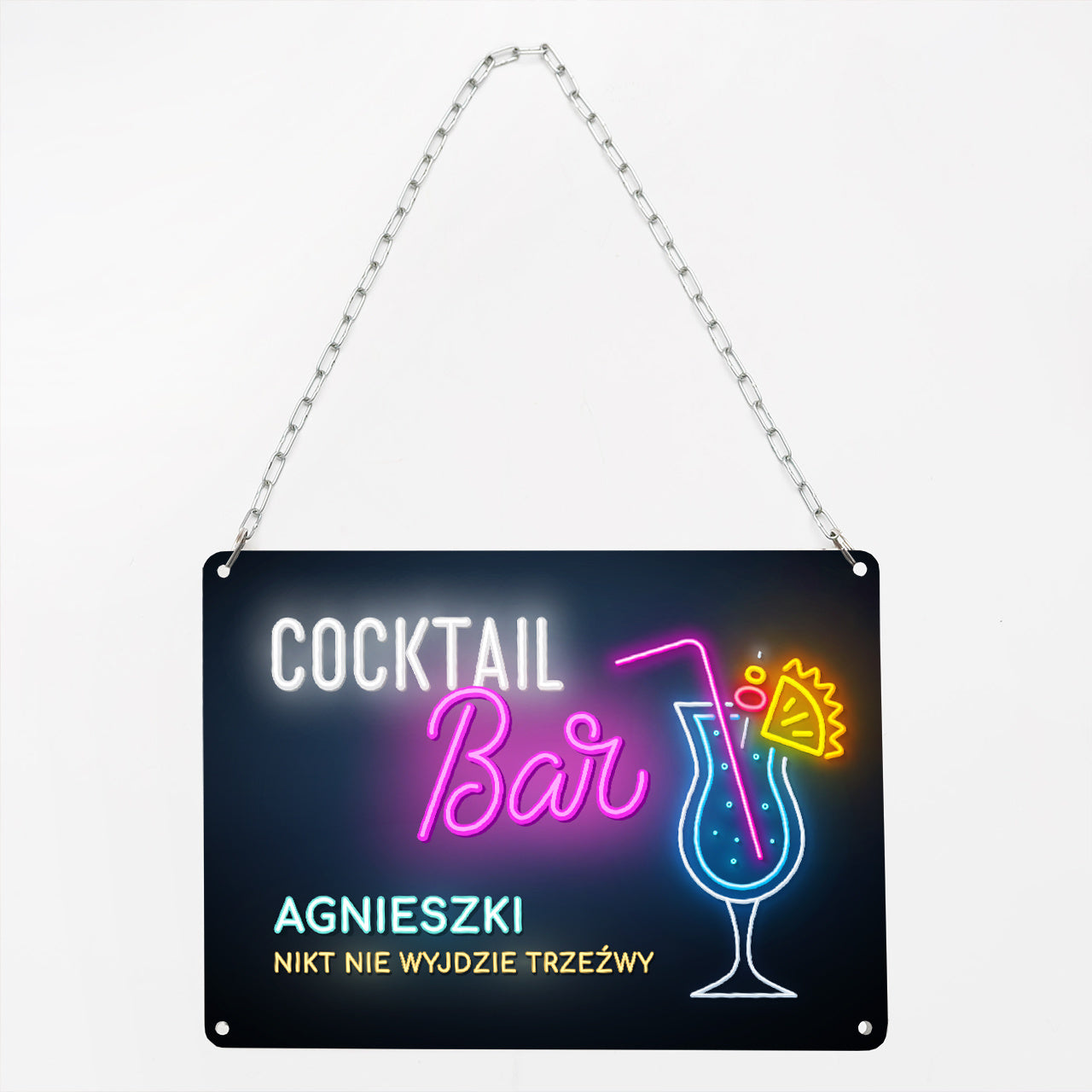 Personalizowana tabliczka dla barmana