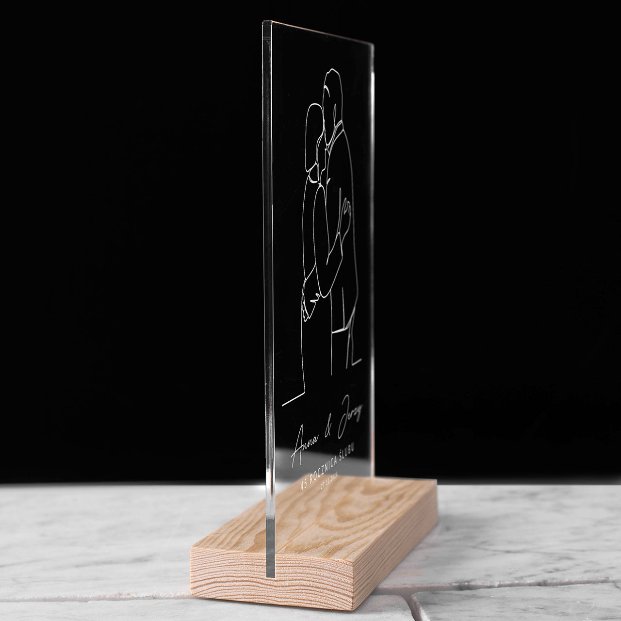 Personalizowana statuetka na Rocznicę Ślubu