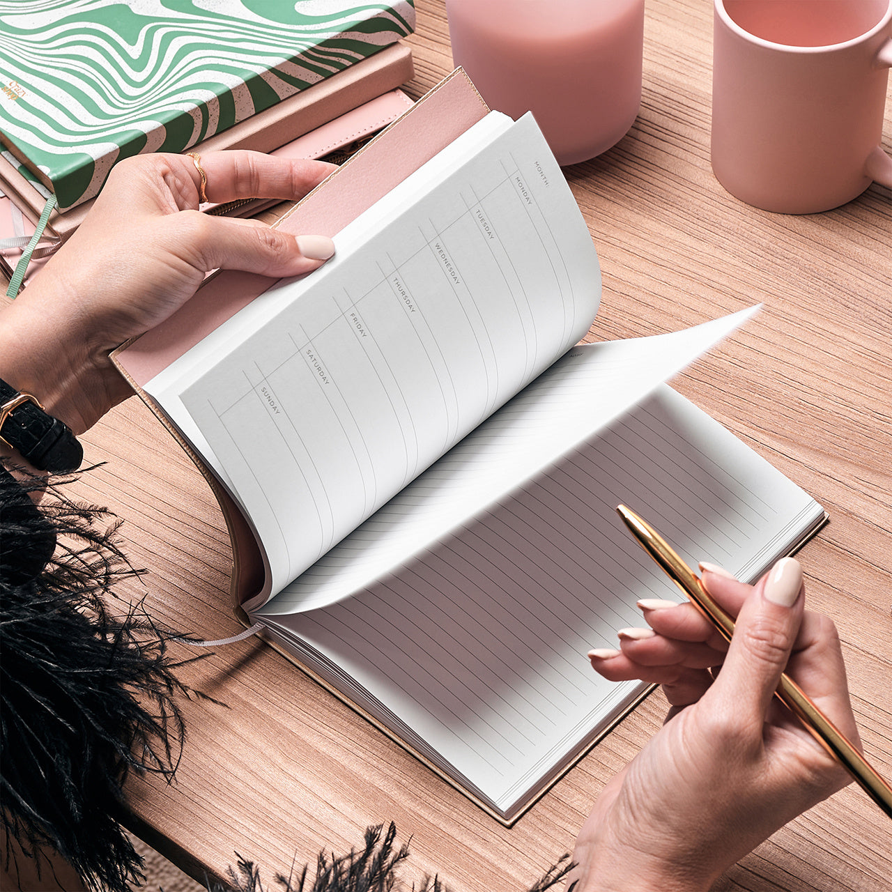 Dziennik personalizowany - planner dla kobiety