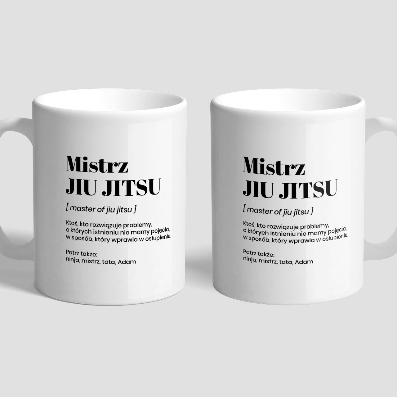 Personalizowany kubek Mistrz Jiu Jitsu