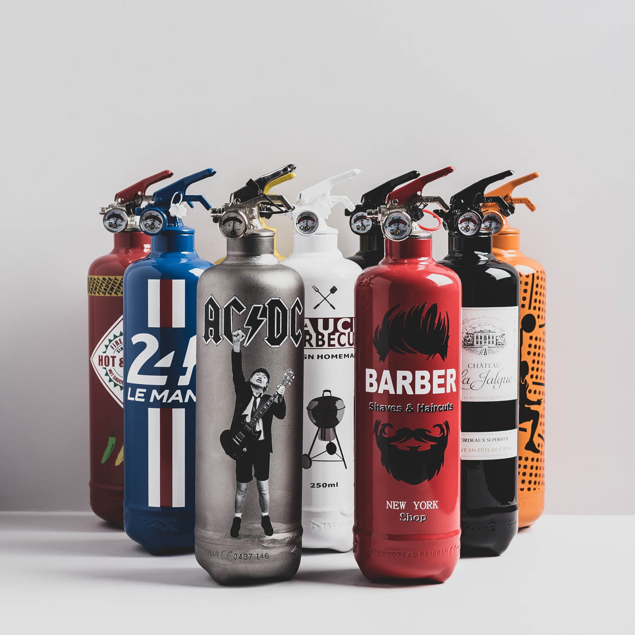 Stałe urządzenie gaśnicze Barber prezent dla barbera prezent dla fryzjera gaśnica prezent