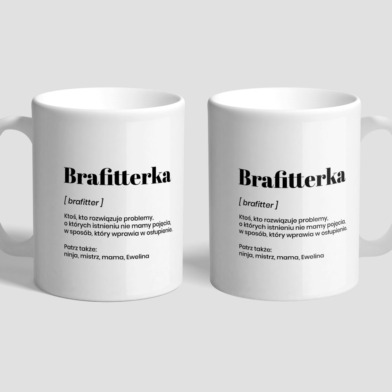 Personalizowany kubek - prezent dla brafitterki