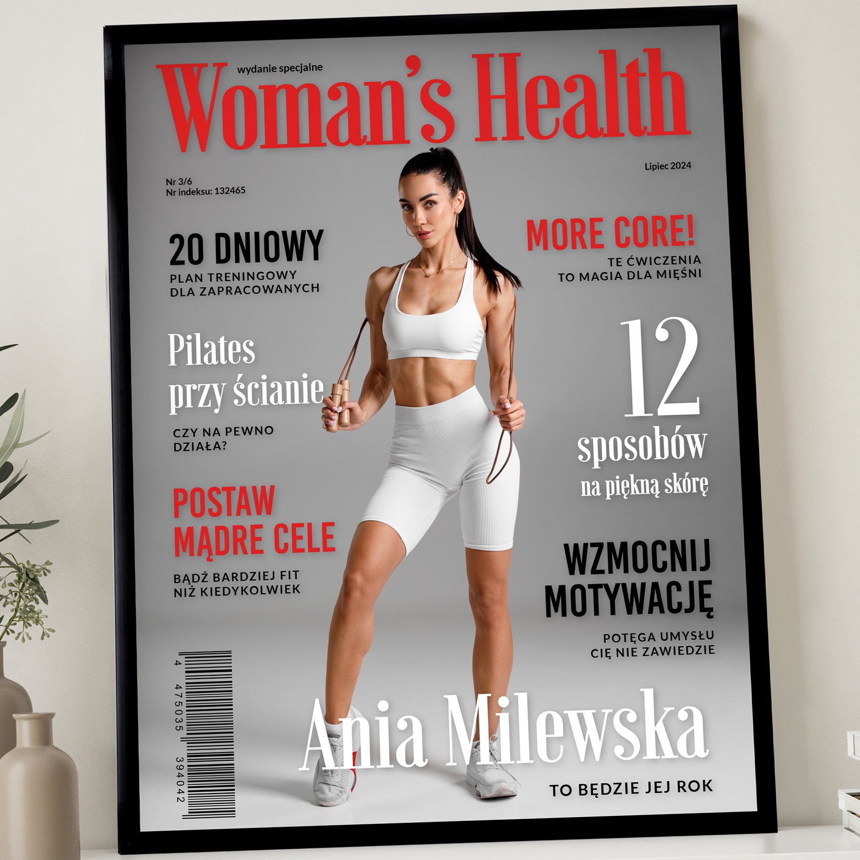Plakat ze zdjęciem dla niej - Woman's Health