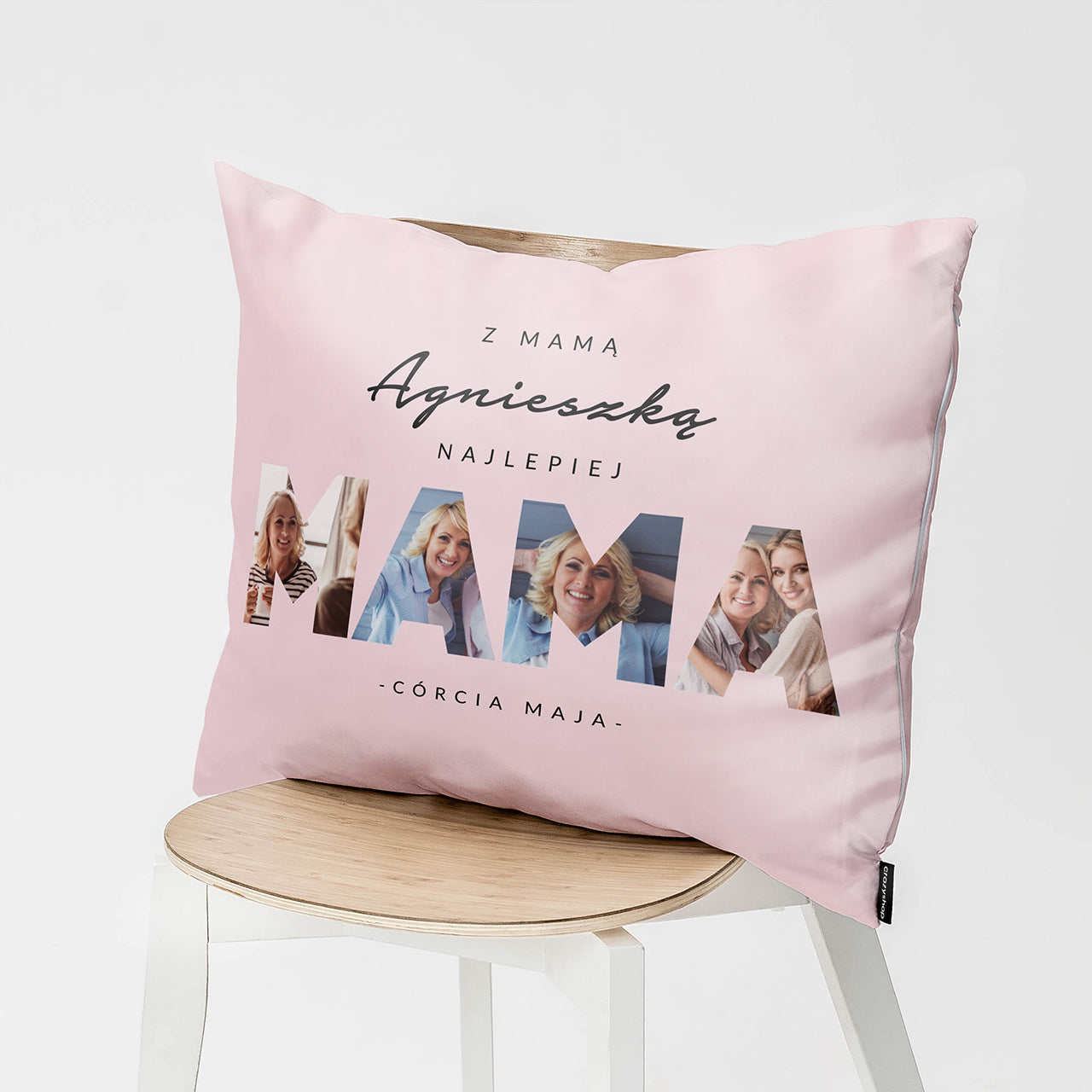 Personalizowana poduszka dla mamy - prezent na Dzień Mamy