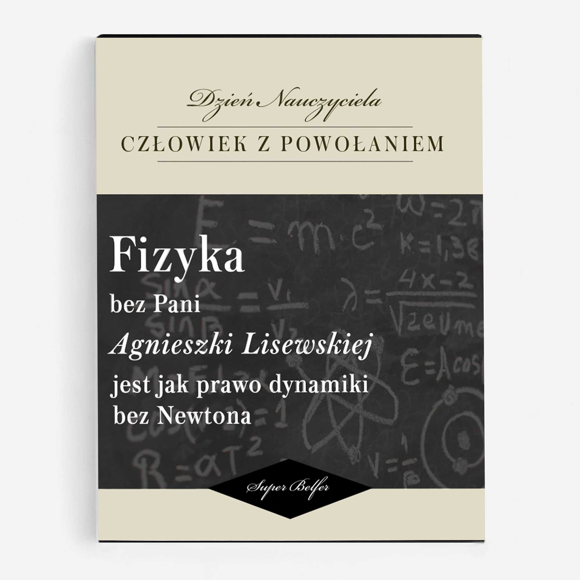 Czekoladki na prezent dla nauczyciela fizyki