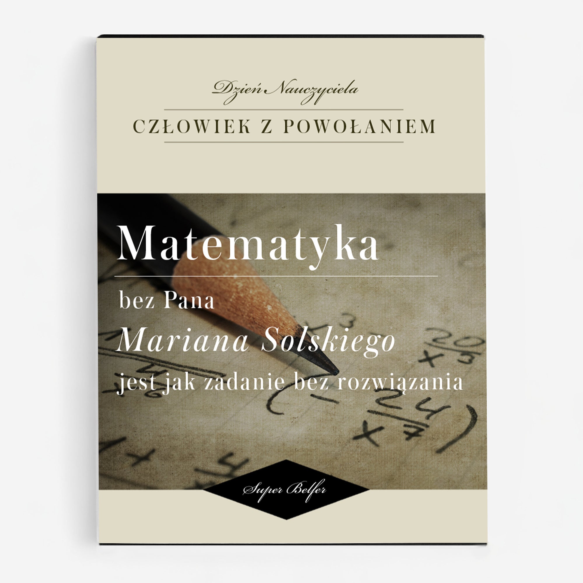 Belgijskie czekoladki dla nauczyciela matematyki czekoladki na dzień nauczyciela