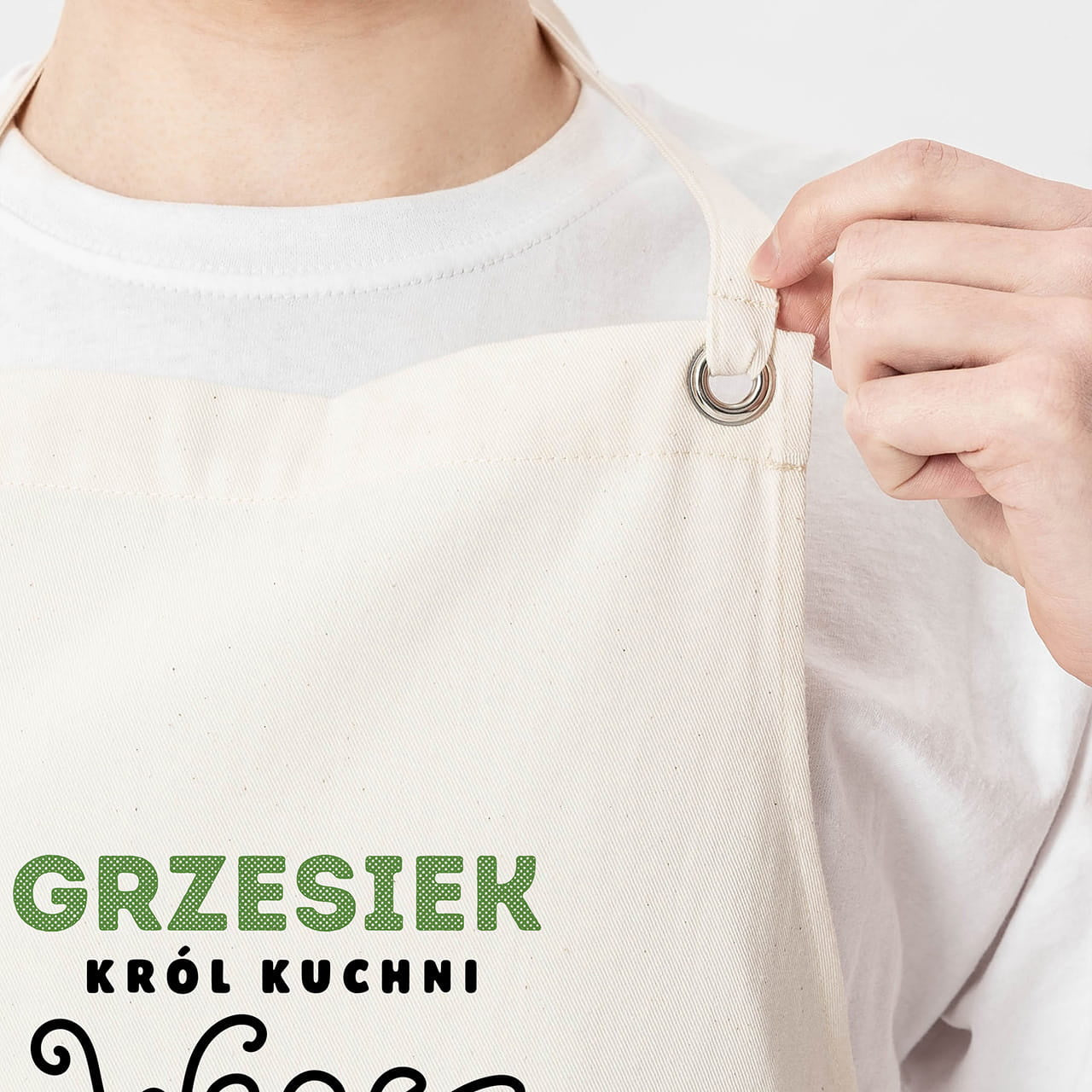 Personalizowany fartuch - prezent dla wegetarian fartuch personalizowany fartuch kuchenny fartuch z nadrukiem