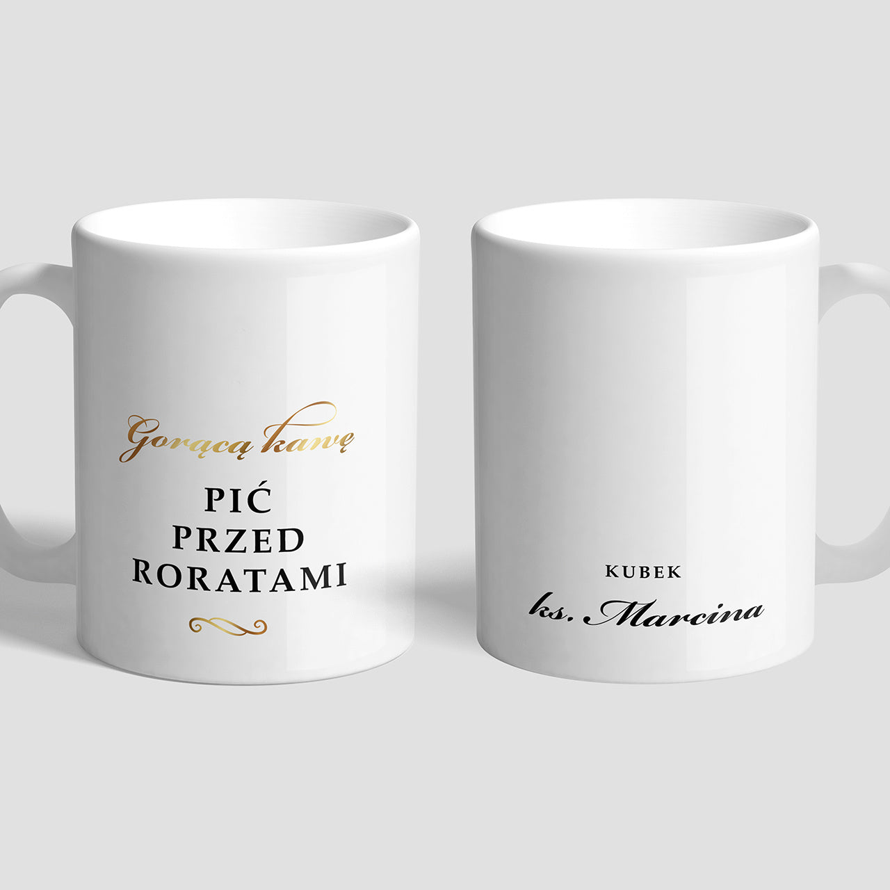 Personalizowany kubek dla księdza kubek personalizowany prezent dla księdza prezent religijny