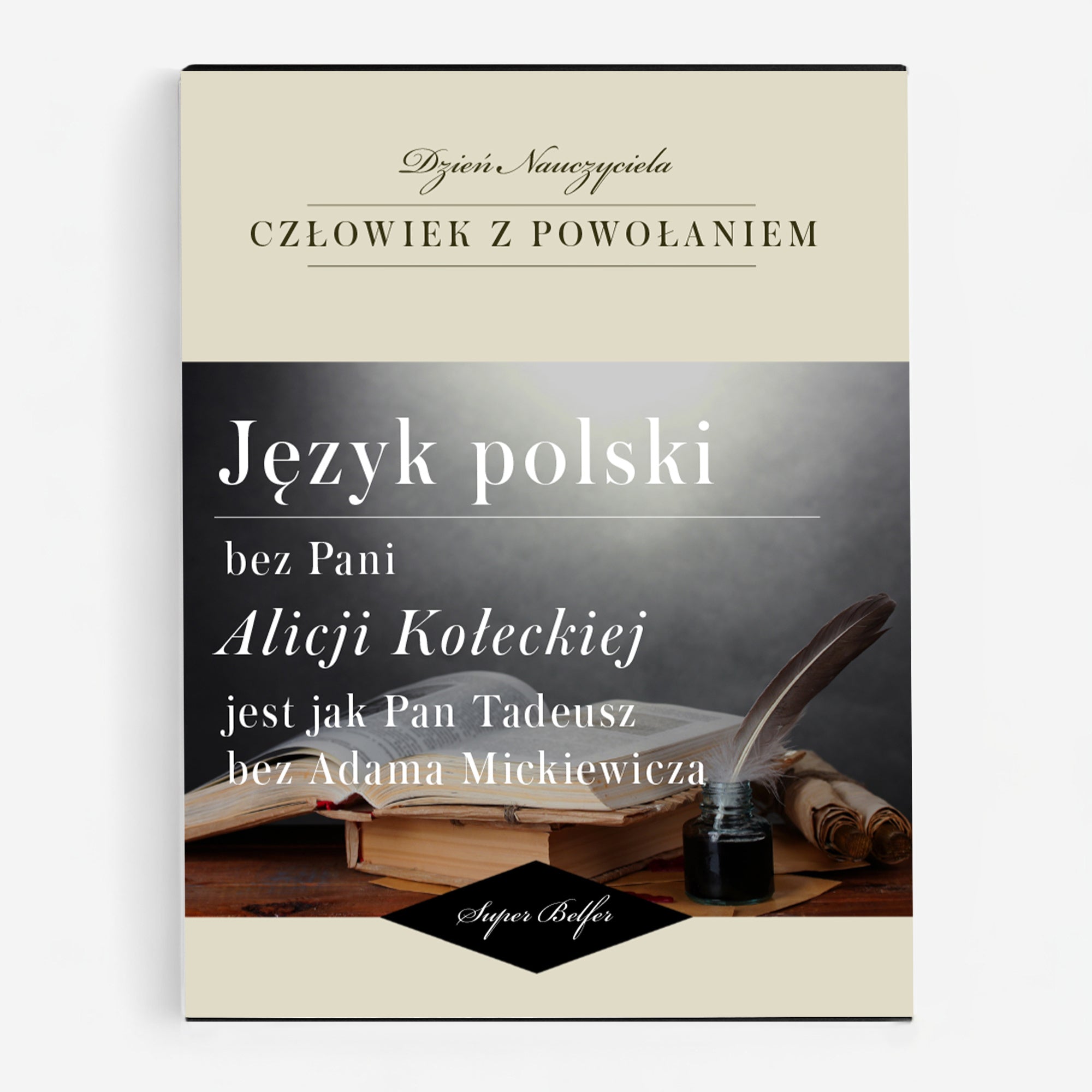Czekoladki belgijskie dla nauczyciela polskiego upominek dla nauczyciela praliny belgijskie