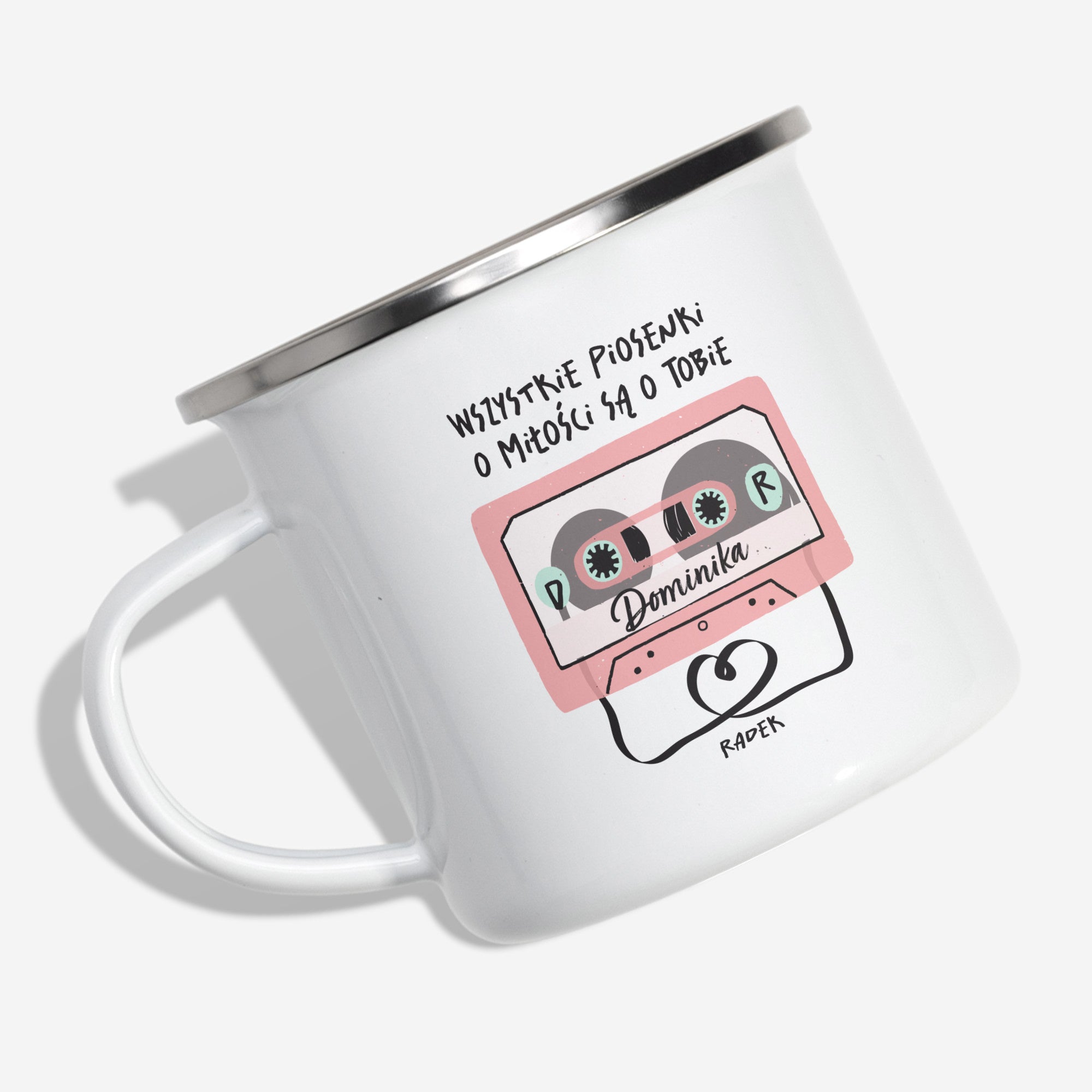 Kubek personalizowany na walentynki - prezent walentynkowy