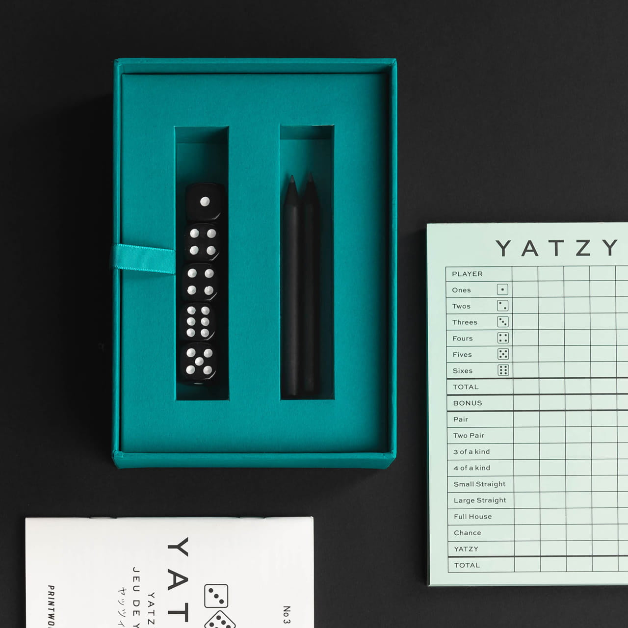 Gra kości Yatzy gra w kości gra towarzyska prezent dla rodziny prezent na parapetówkę