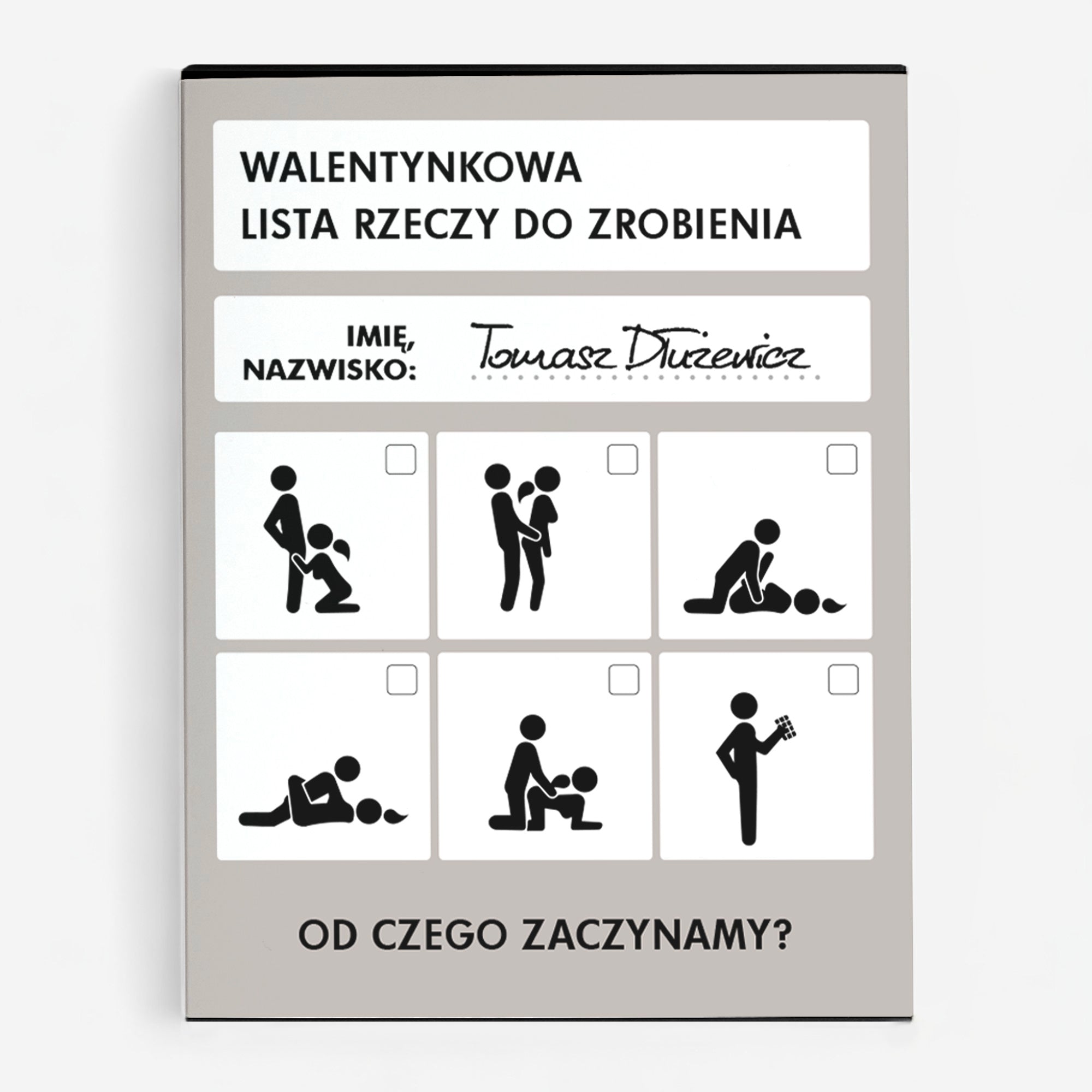 Aktywne Walentynki - czekoladki personalizowane czekoladki na Walentynki prezent na Walentynki dla niego