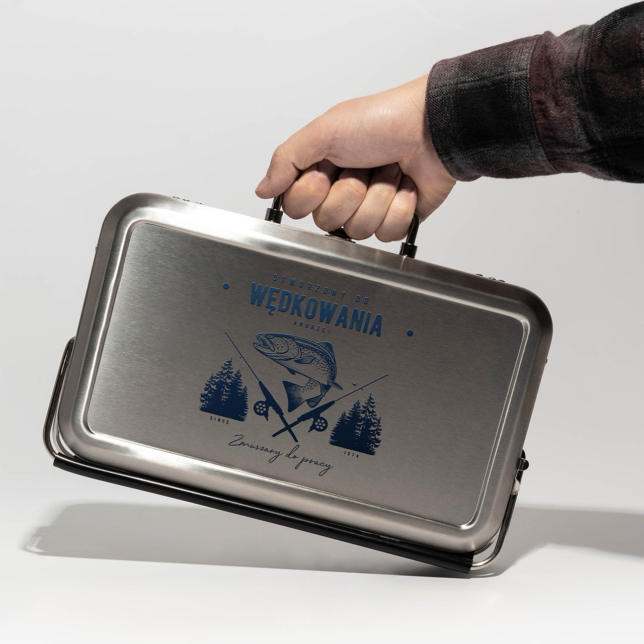 Grill walizka - oryginalny prezent dla wędkarza