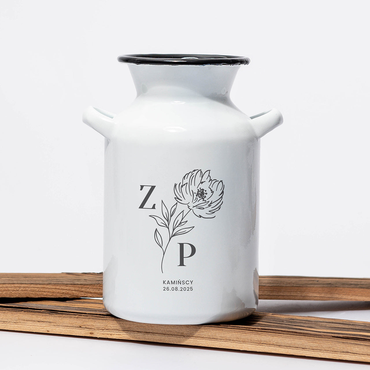 Grawerowany wazon na Rocznicę Ślubu wazon z grawerem wazon grawerowany prezent na Rocznicę Ślubu
