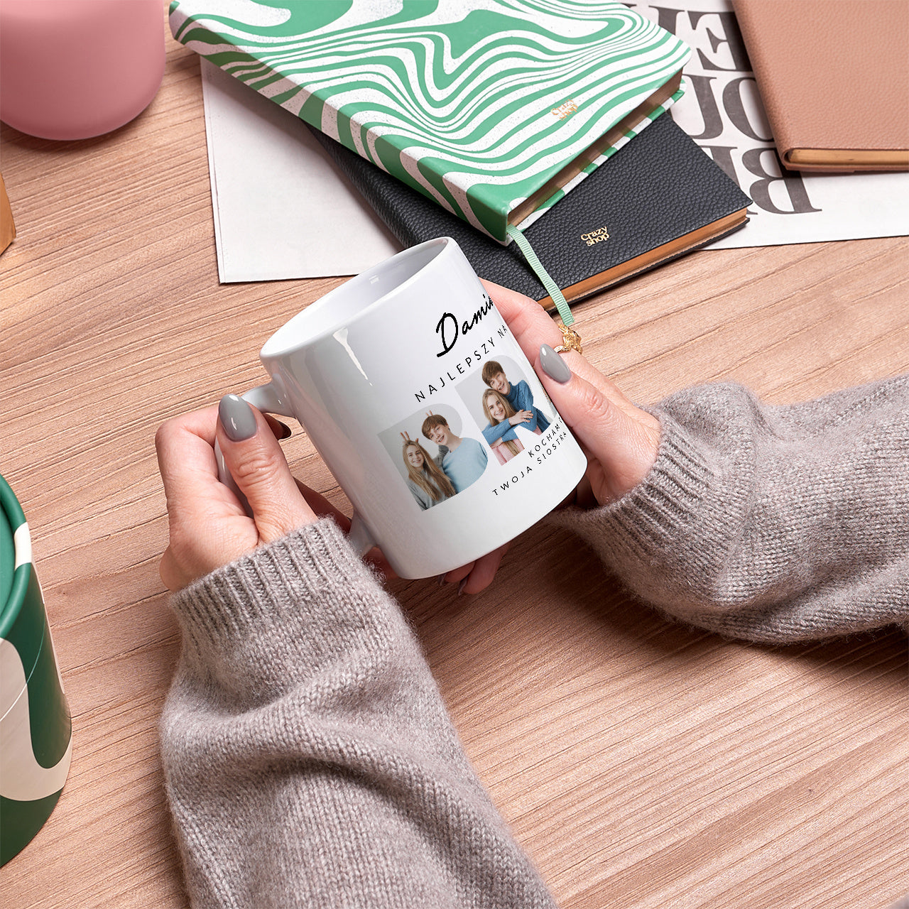 Kubek ze zdjęciami dla brata - Najlepszy Brat