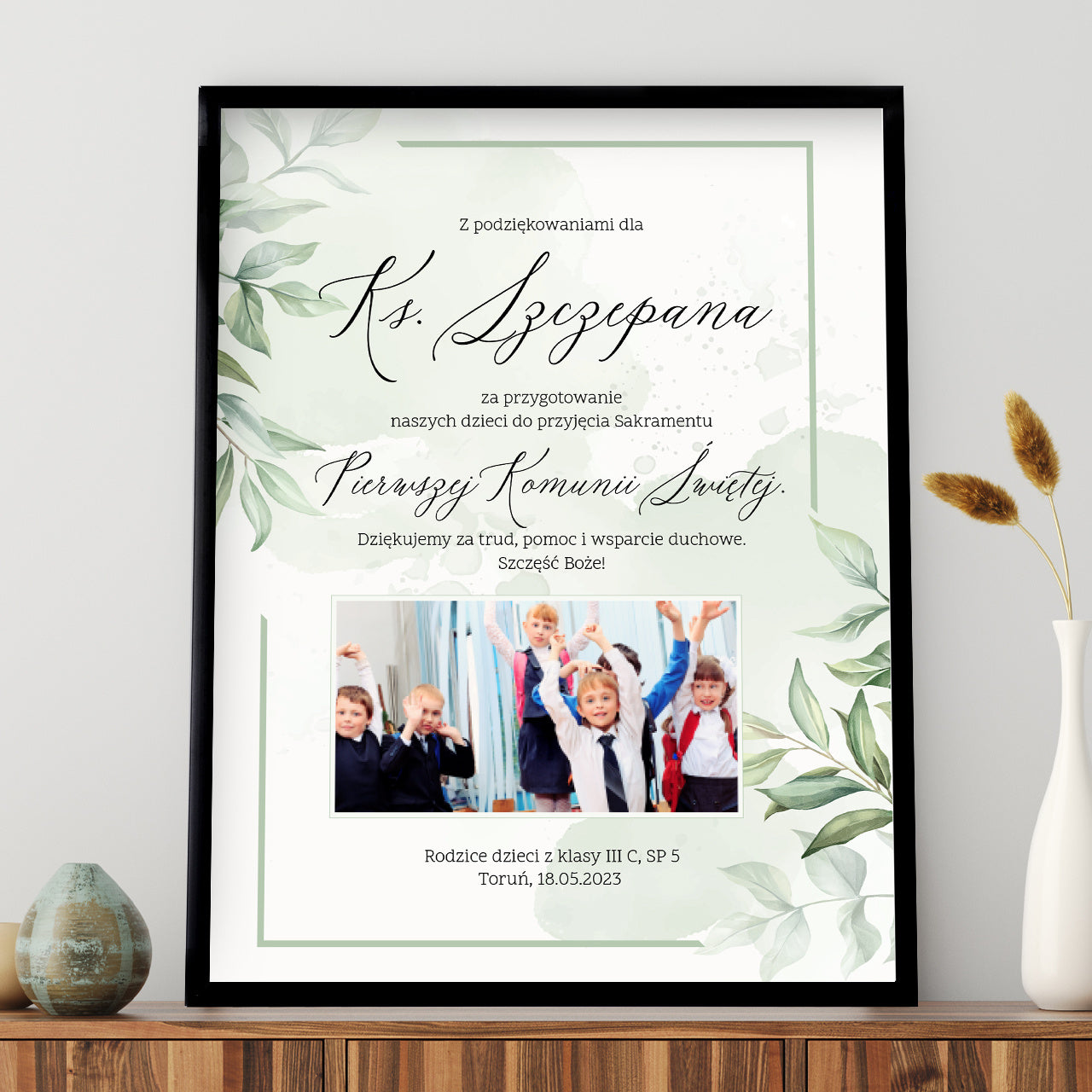 Plakat dla księdza