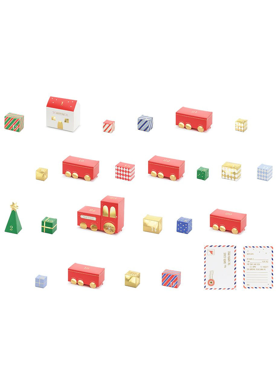 Kalendarz adwentowy dla dziecka Pociąg