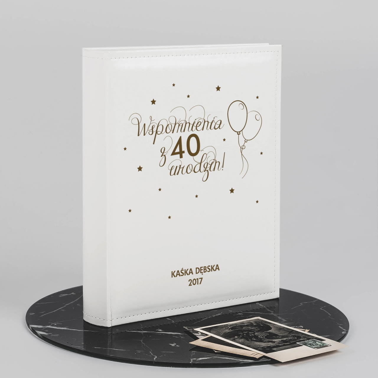 Personalizowany album na 40 urodziny album urodzinowy prezent na 40 urodziny prezent na 40 urodziny dla niej