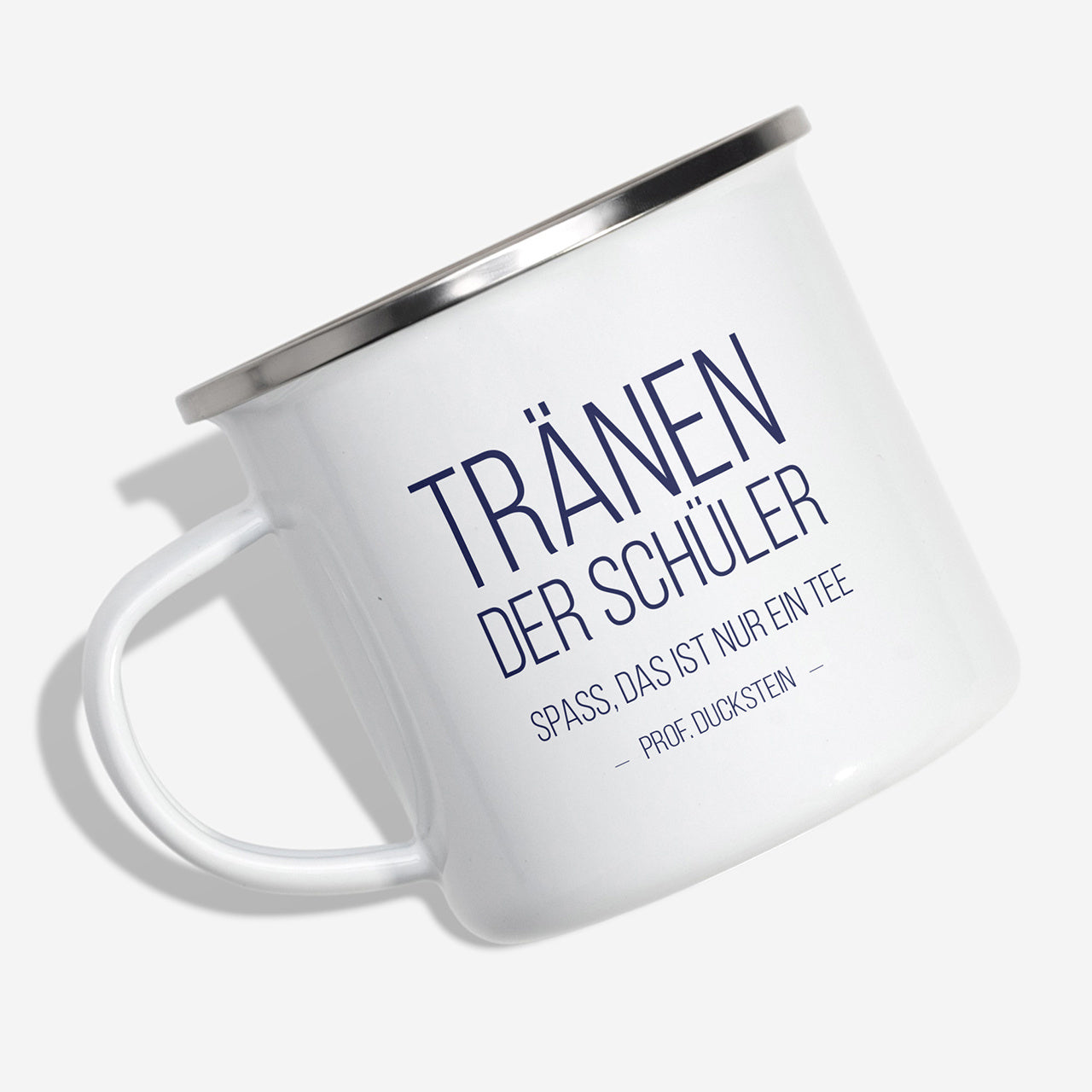 Lustiger Becher für einen Lehrer