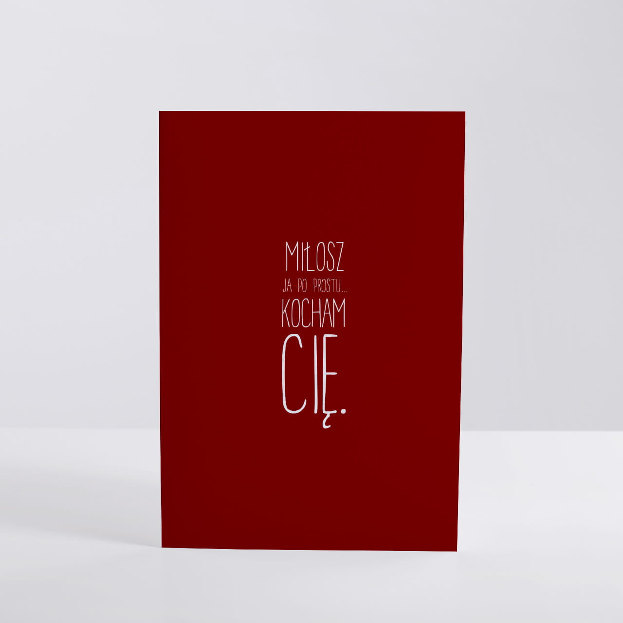 Personalizowana kartka na walentynki - Kocham Cię