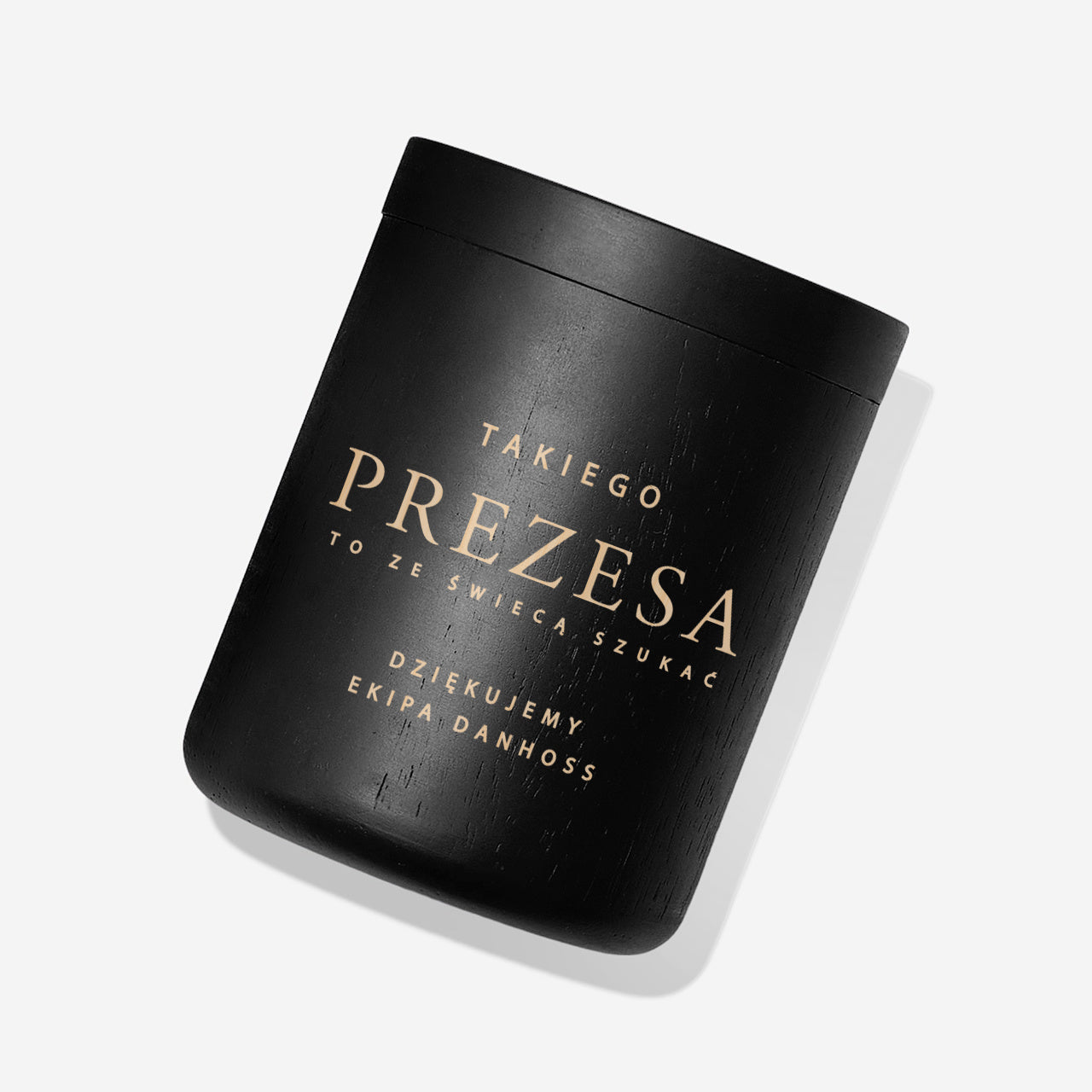 Grawerowana świeca - prezent dla prezesa firmy