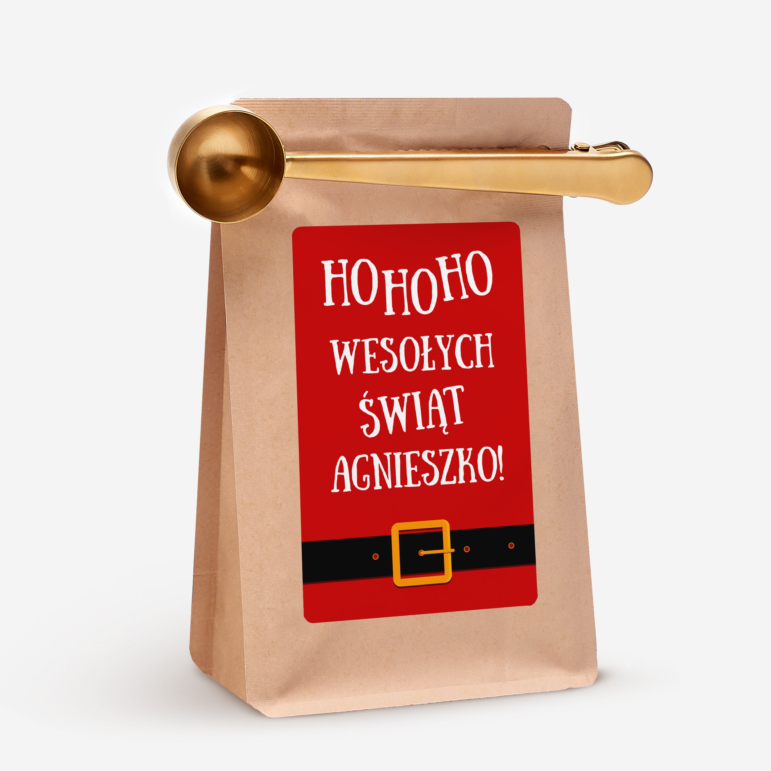 Świąteczna kawa z łyżeczką