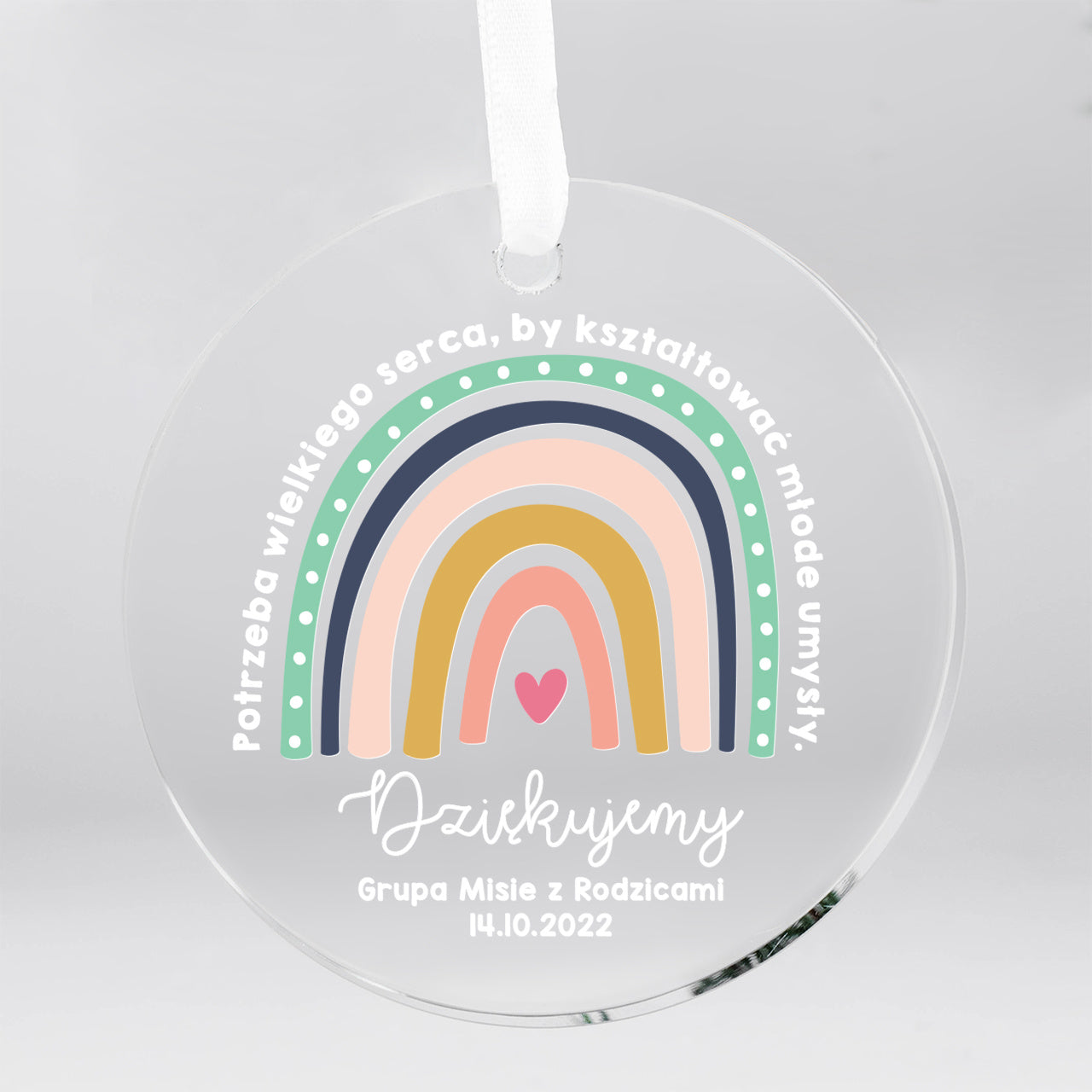 Zawieszka personalizowana - podziękowania dla przedszkolanki