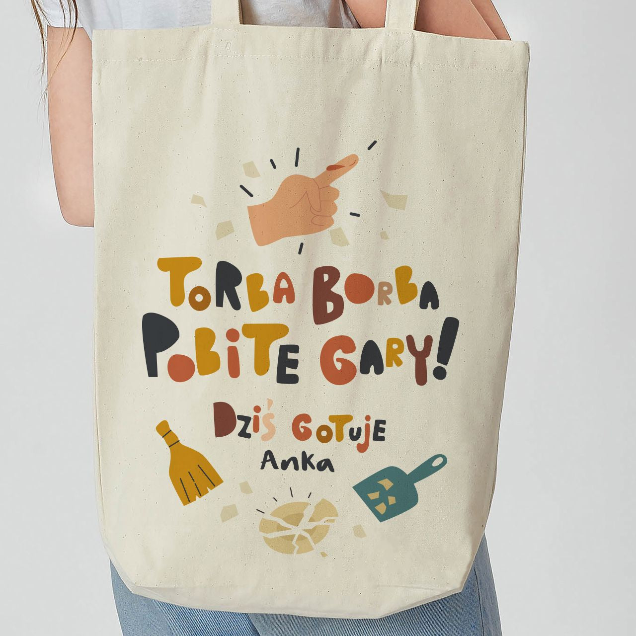 Torba ze śmiesznym nadrukiem