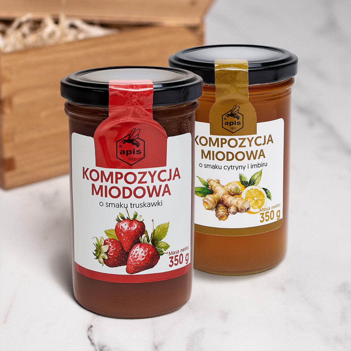 Zestaw miodów na Święta Bożego Narodzenia