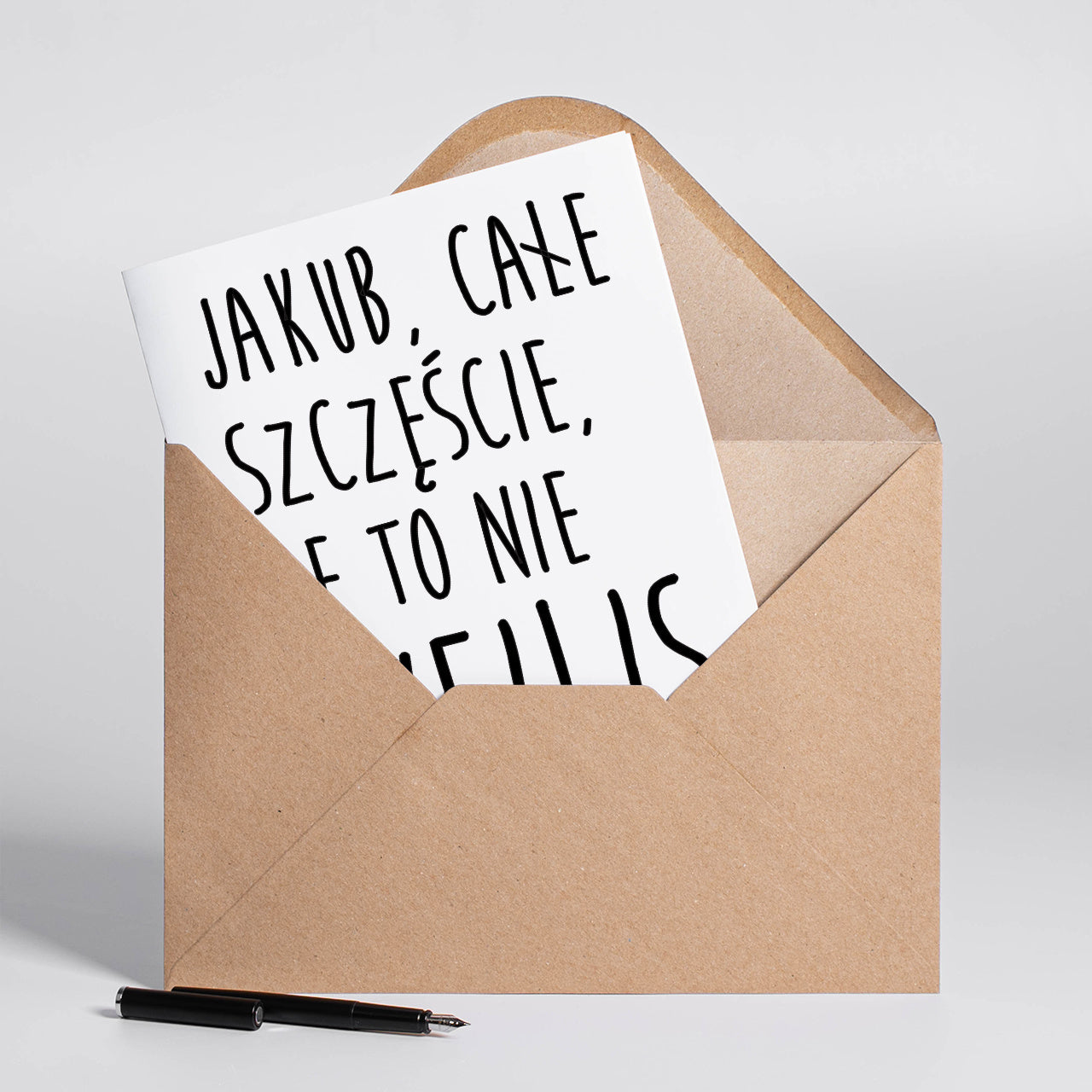 Personalizowana kartka a4 - prezent dla pracowników