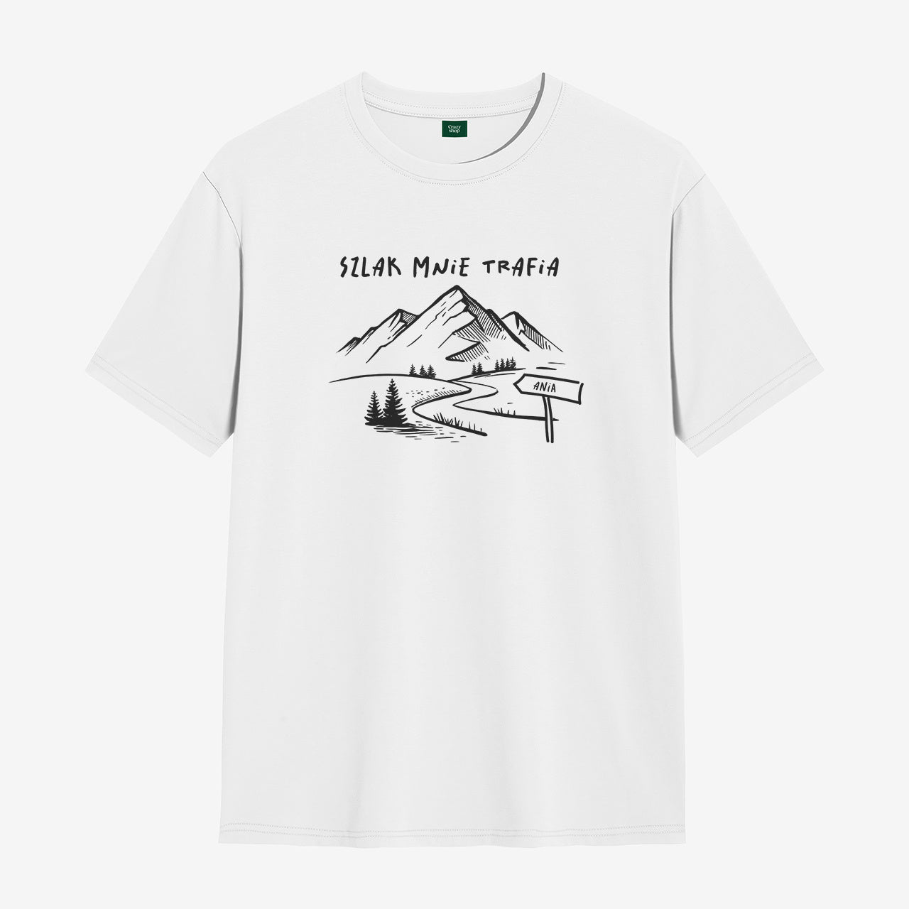 Koszulka biała damska roz. m - szlak mnie trafia