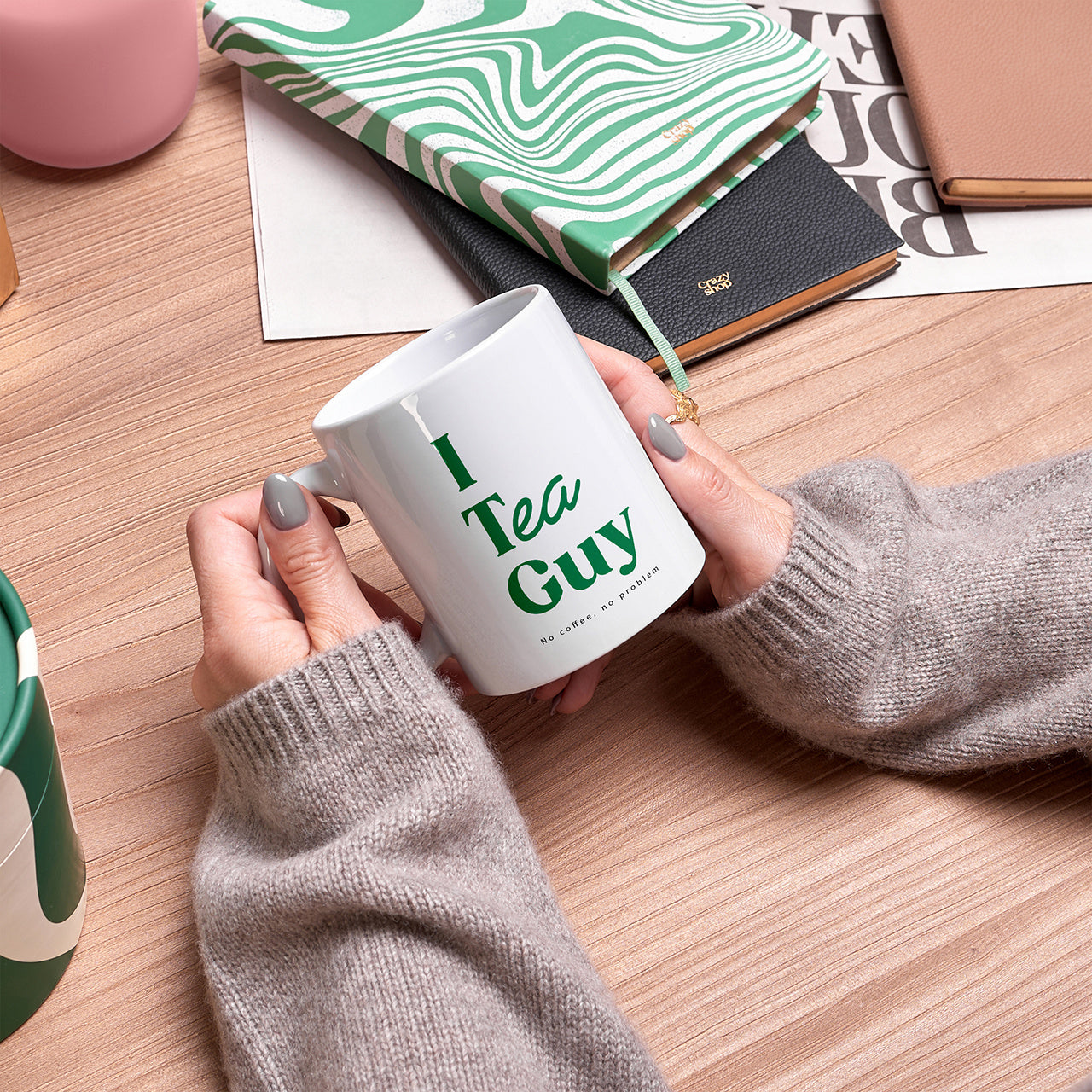 Śmieszny kubek dla informatyka I Tea Guy prezent dla informatyka kubek dla programisty śmieszny kubek