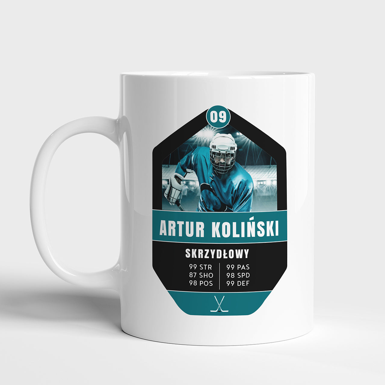 Kubek ze zdjęciem - prezent dla hokeisty