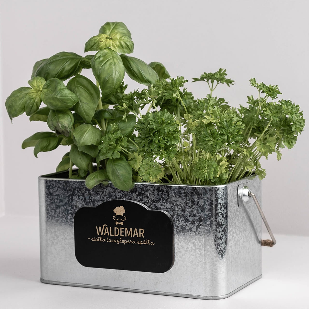 Doniczka grawerowana Ziółka - prezent dla kucharza