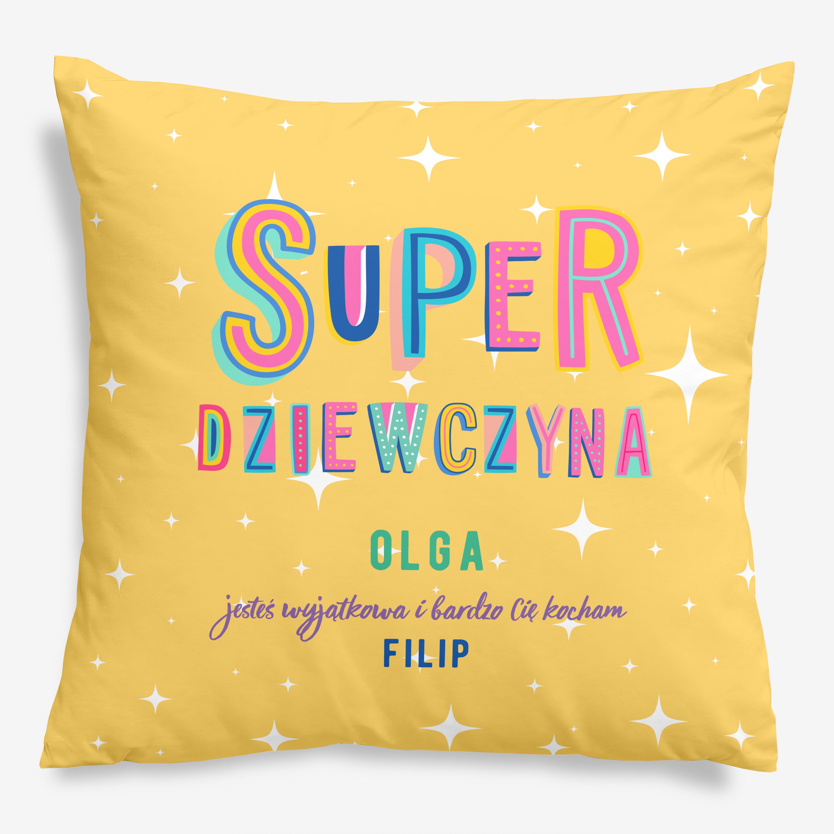 Poduszka dla dziewczyny - superdziewczyna