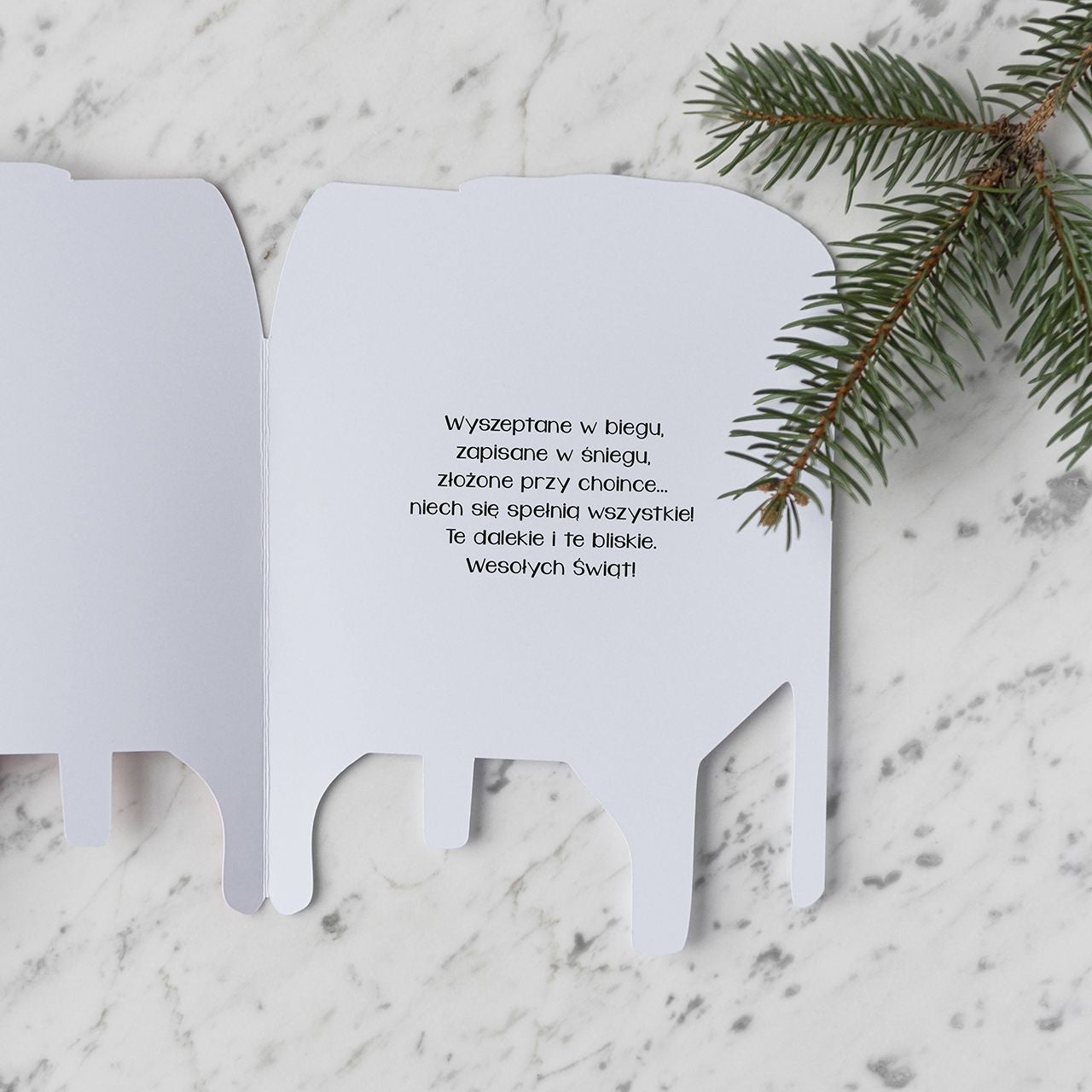 Oryginalna kartka świąteczna - Skrzynka na listy