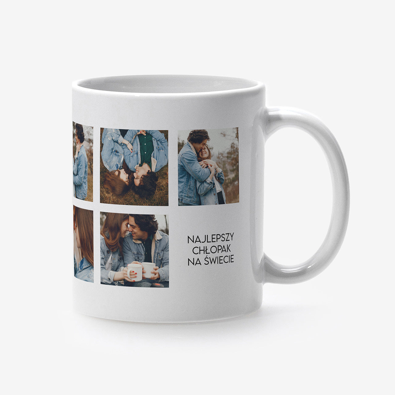 Personalizowany kubek w tubie - Najlepszy Chłopak - upominek na Dzień Chłopaka kubek dla chłopaka ze zdjęciem