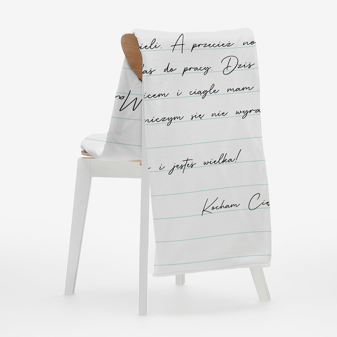 Personalizowany koc dla mamy – List wzruszający prezent dla mamy na Dzień Mamy