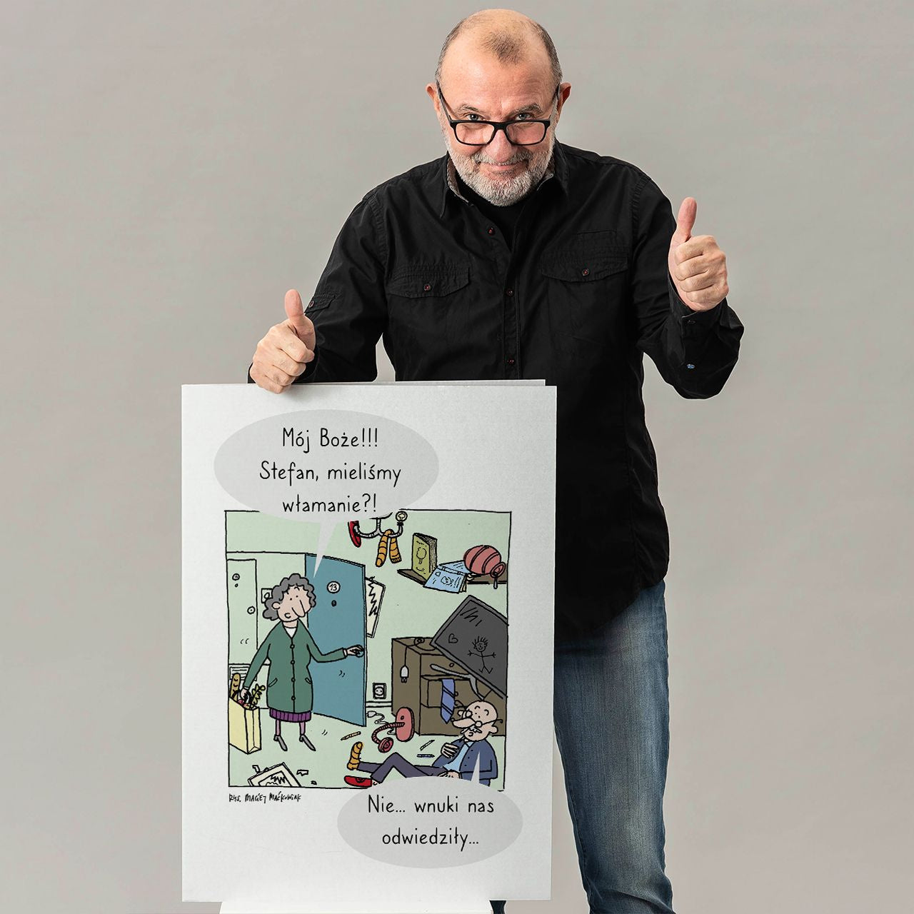 Kartka z życzeniami dla Babci i Dziadka kartka na Dzień Babci i Dziadka upominek dla babci i dziadka